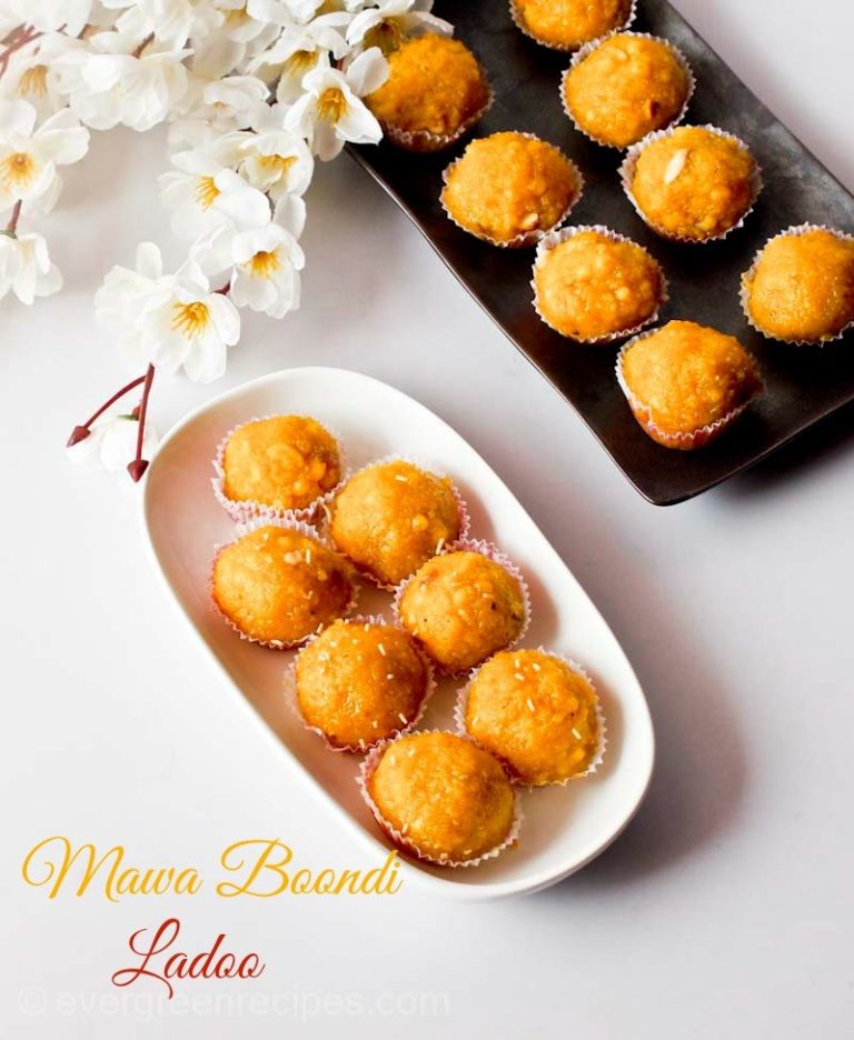 Mawa Boondi Laddu Recipe