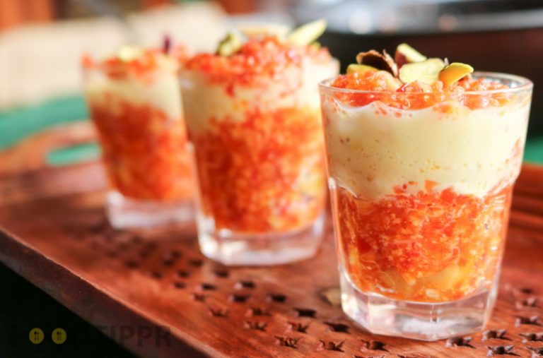 Delicious Gajar Halwa with Rabri